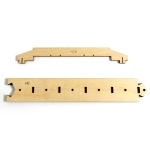 Hacker-Model HCT95620S-B - H0 - Gleisschablone gerade für Bettungsgleise